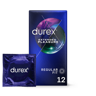 Durex UK Condoms Durex Extended Pleasure Regular Fit Condoms 12 pack