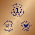 World's no. 1 condom brand; Responsible sourcing; Durex quality assured