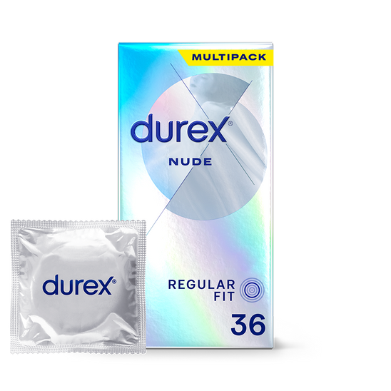 ids(40494553071698)Durex UK Condoms 36 Durex Nude Regular Fit Condoms