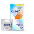 Durex UK Condoms 36 Durex Nude Wide Fit Condoms