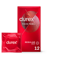 Durex UK Condoms 12 Thin Feel Regular