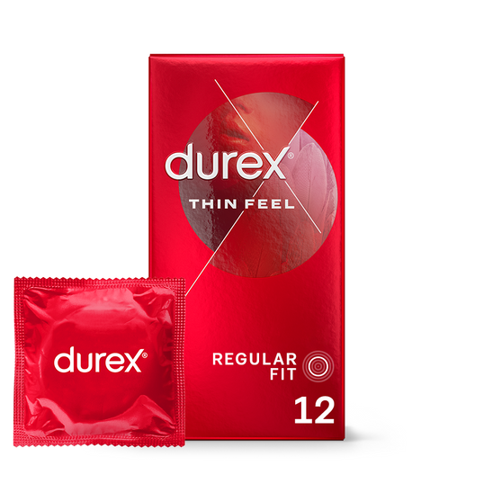 Durex UK Condoms 12 Thin Feel Regular