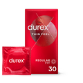 Durex UK Condoms 30 Thin Feel Regular