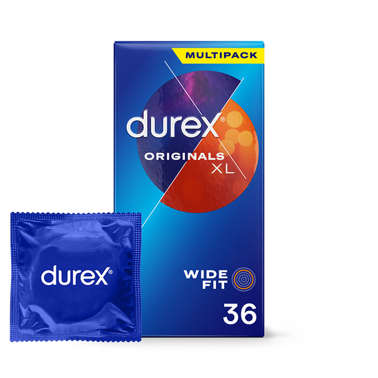 Durex UK Condoms 36 Originals Wide Fit