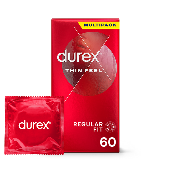Durex UK Condoms 60 Thin Feel Regular