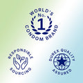 World's no. 1 condom brand; responsible sourcing; Durex quality assured