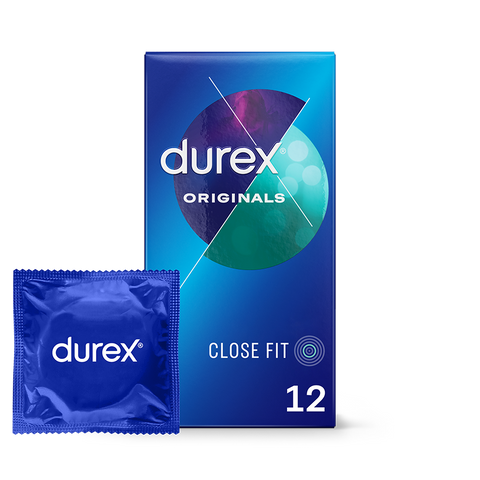 Durex UK Condoms Originals Close Fit 12 pack
