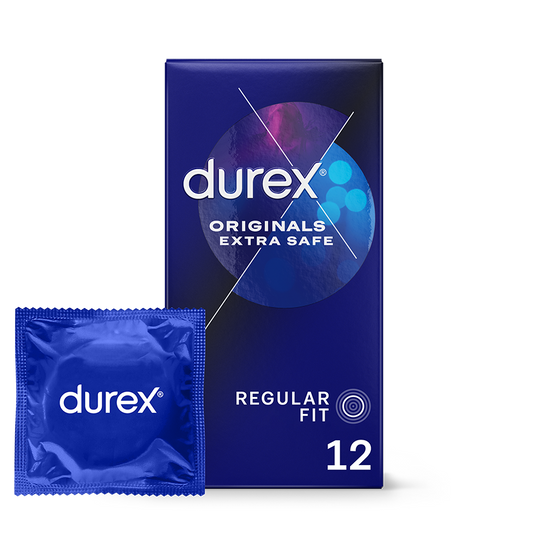 Durex UK Condoms Originals Extra Safe 12 pack
