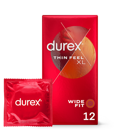 Durex UK Condoms Thin Feel Wide Fit