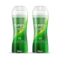 Durex UK Lube 400ml Durex 2 in 1 Soothing Aloe Vera Massage Water Based Lube