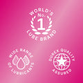 World's no. 1 lube brand; Wide range of lubricants; Durex quality assured