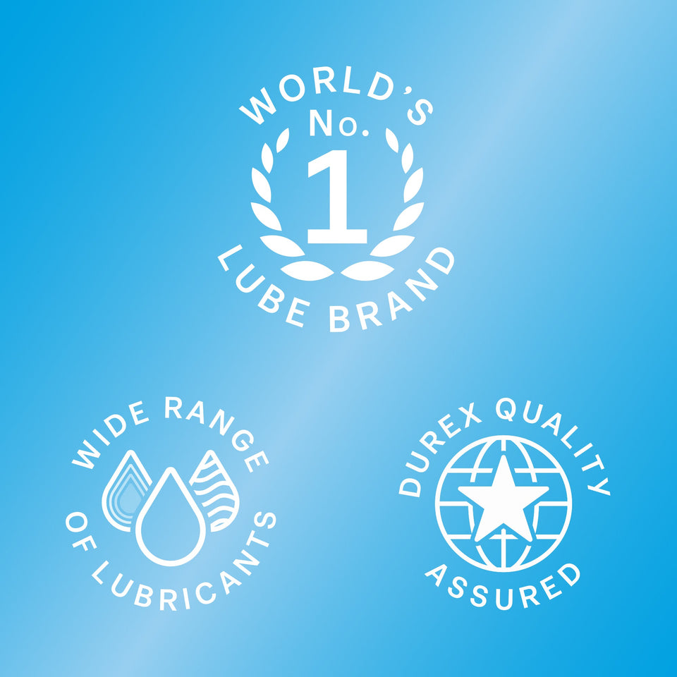 World's No. 1 lube brand; Wide range of lubricants; Durex quality assured