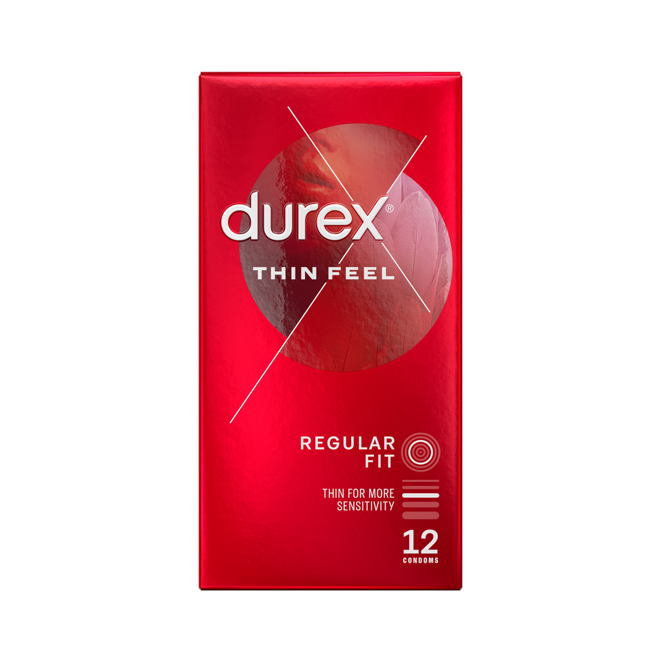 Durex UK Thin Feel Regular 12 condoms pack