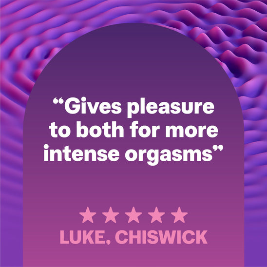 "Gives pleasure to both for more intense orgasms" Luke, Chiswick 