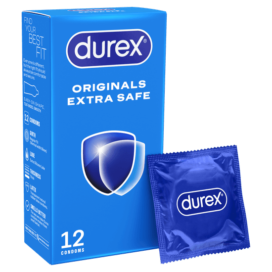 Durex Originals Extra Safe Condoms 12 pack
