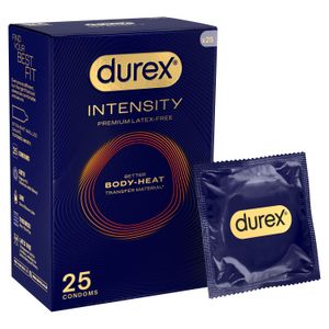 Durex UK Intensity Condoms Regular Fit 25 Pack