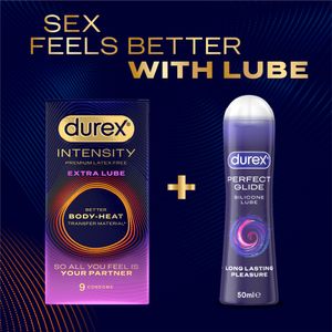 Durex Intensity Condoms Extra Lube 9 Pack
