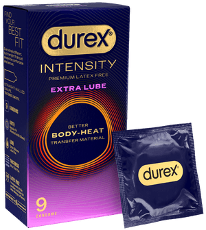 Durex Intensity Condoms Extra Lube 9 Pack