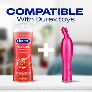 Durex 2 in 1 Stimulating Guarana Massage Water Based Lube 200ml