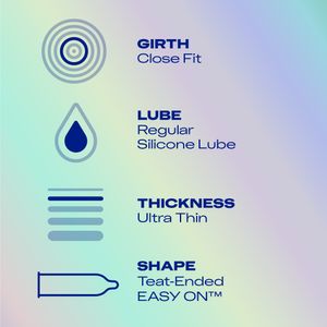Durex Nude Ultra Thin Close Fit Condoms