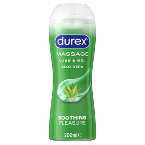 Durex 2 in 1 Soothing Aloe Vera Massage Water Based Lube 200 ml