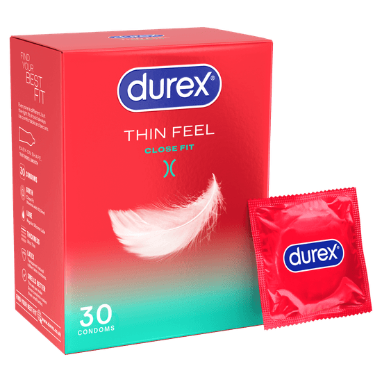 Durex Thin Feel Close Fit Condoms 30 pack
