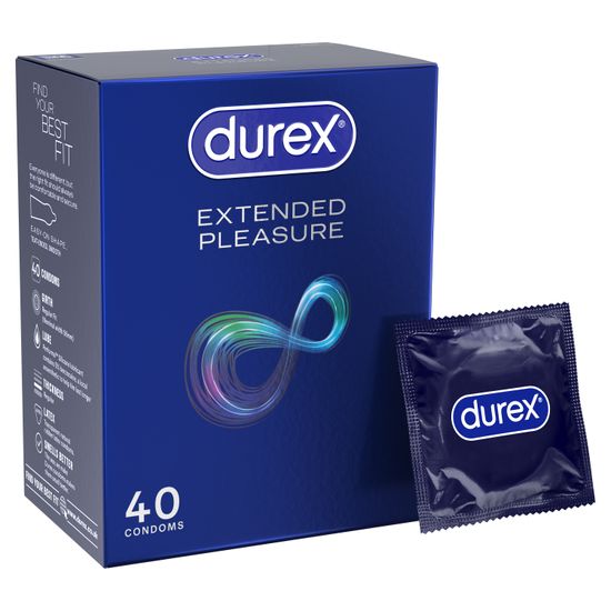 Durex Extended Pleasure Regular Fit Condoms 40 pack