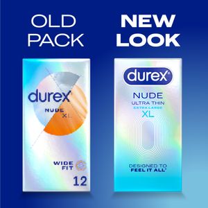 Durex Nude Ultra Thin Wide Fit Condoms