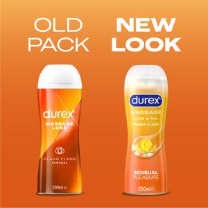 Durex 2 in 1 Ylang Ylang Sensual Massage Water Based Lube 200ml