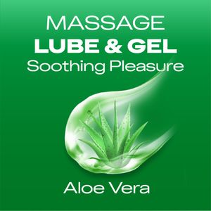 Durex 2 in 1 Soothing Aloe Vera Massage Water Based Lube 200 ml