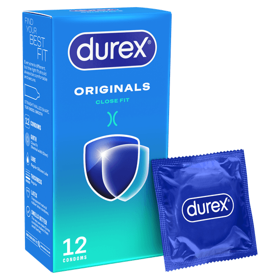 Durex Originals Close Fit Condoms 12 pack