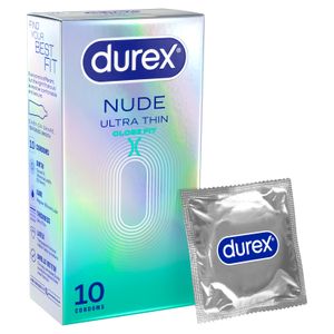 Durex Nude Ultra Thin Close Fit Condoms 10 pack