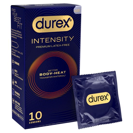 Durex UK Intensity Condoms Regular Fit 10 Pack